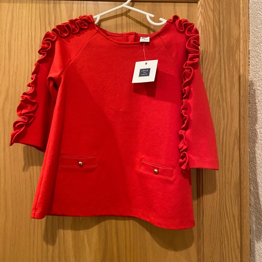 NWT Janie and Jack Red Dress- 3